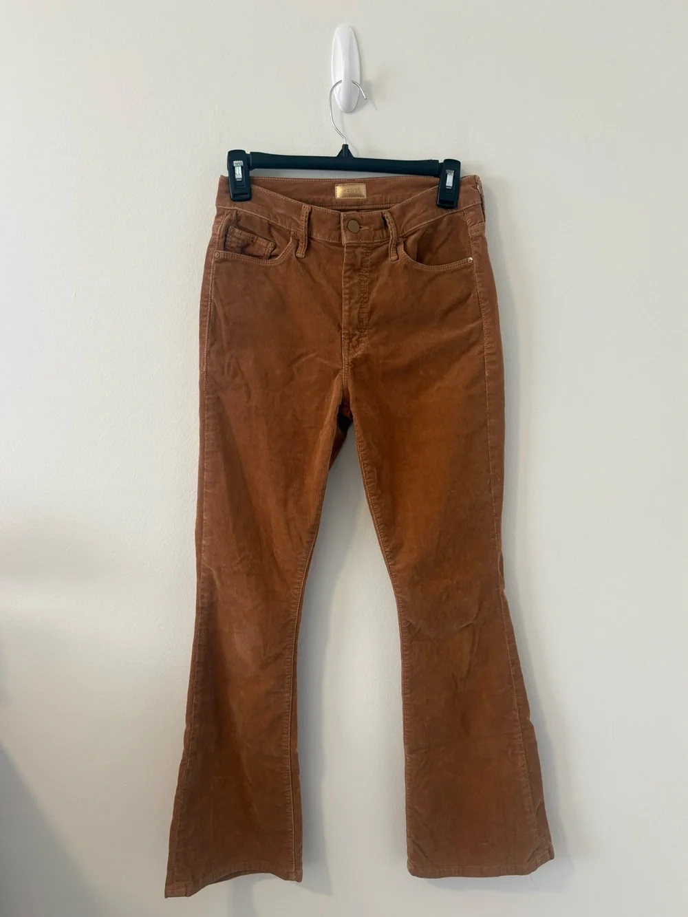 Mother The Weekender Corduroy Pants In Tobacco Size 27